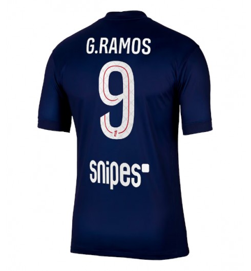 Moške Nogometnih dresov Paris Saint-Germain Goncalo Ramos #9 Domači 2025-26 Kratki rokavi Moške Nogometnih dresov Paris Saint-Germain Goncalo Ramos #9 Domači 2025-26 Kratki rokavi
